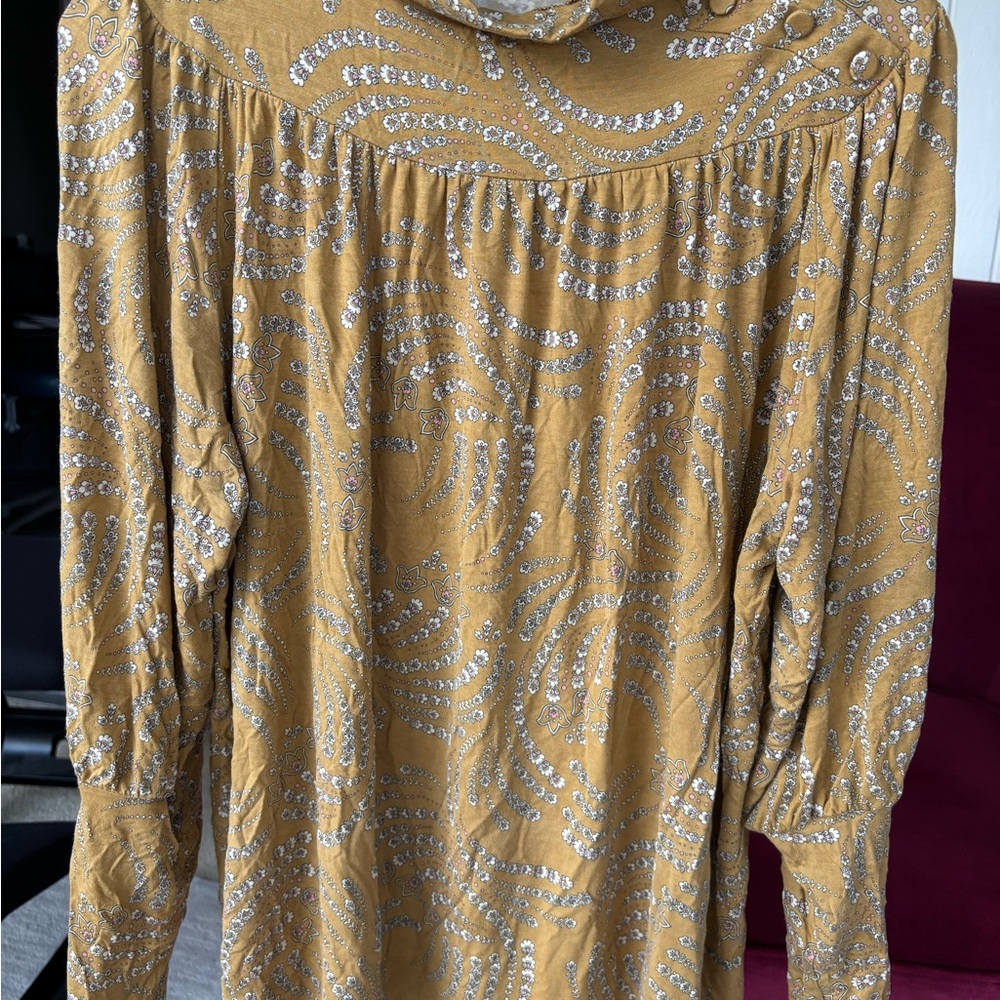 Ann Taylor Petite Mock-Neck Top
